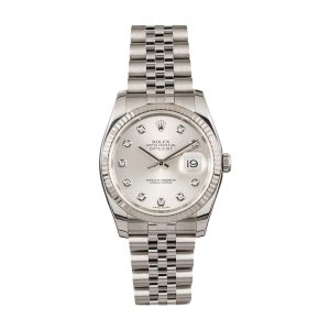Rolex Datejust 116234 Silver Dial Perfect Duplicate 1:1