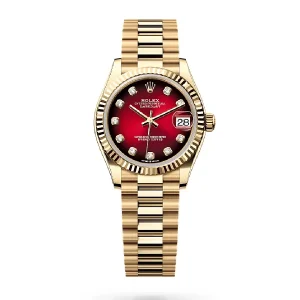 Rolex Datejust 278278 “Red Dial” Signature Super  Clone 1:1
