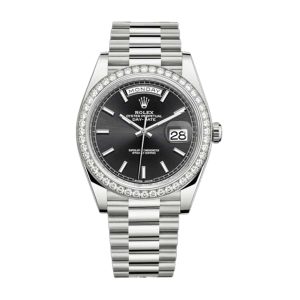 Rolex Day-Date 228238-0004 “Black Diamond Dial” Ultra Realistic Replica