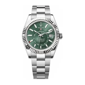 Rolex Sky-Dweller 336934 “Steel, Green” Ultra Detailed Clone