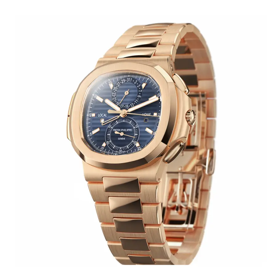 Patek Philippe Nautilus Travel Time Chronograph 5990/1R-001 First-Class Clone - Image 2