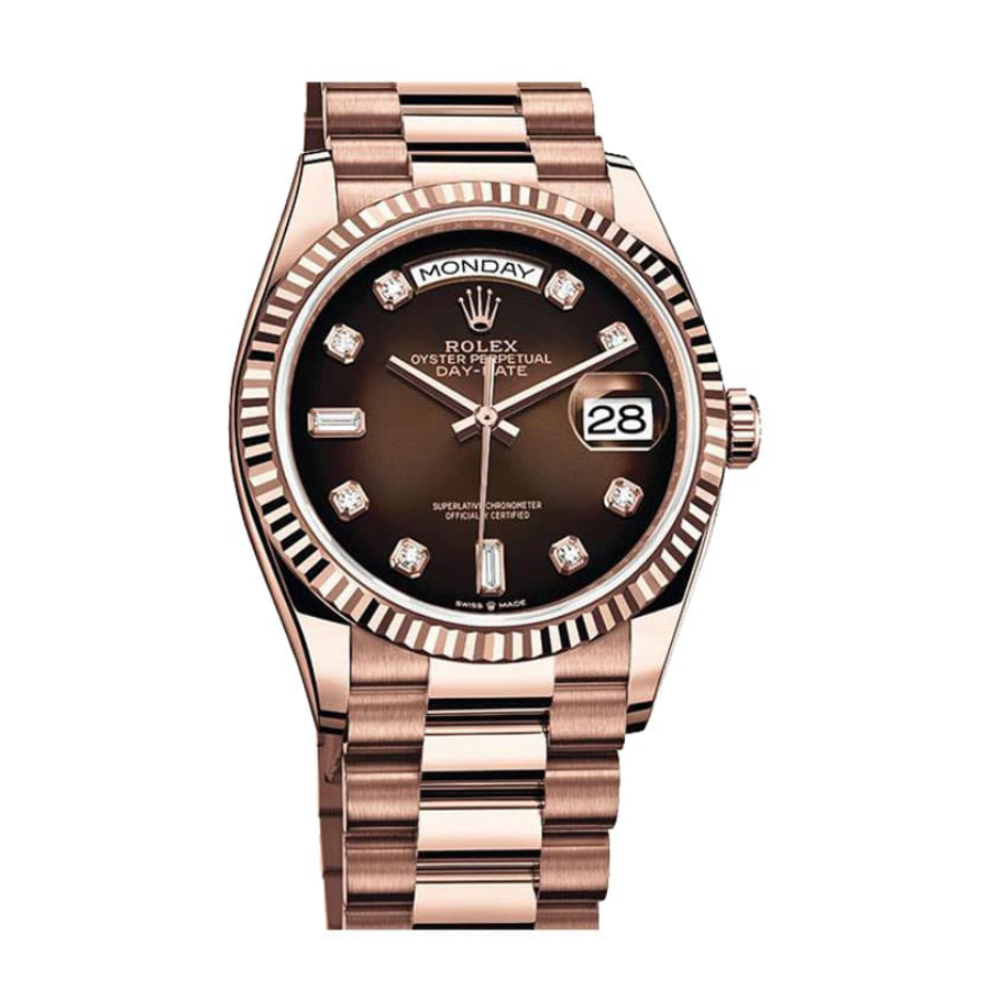 Rolex Day-Date 128235 “Brown Ombre Dial” Top Grade Clone 1:1 - Image 2
