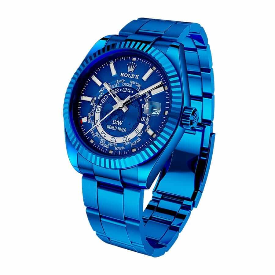 Rolex Sky-Dweller 326934 “Blue Dial DLC” Superior Copy 1:1 - Image 2