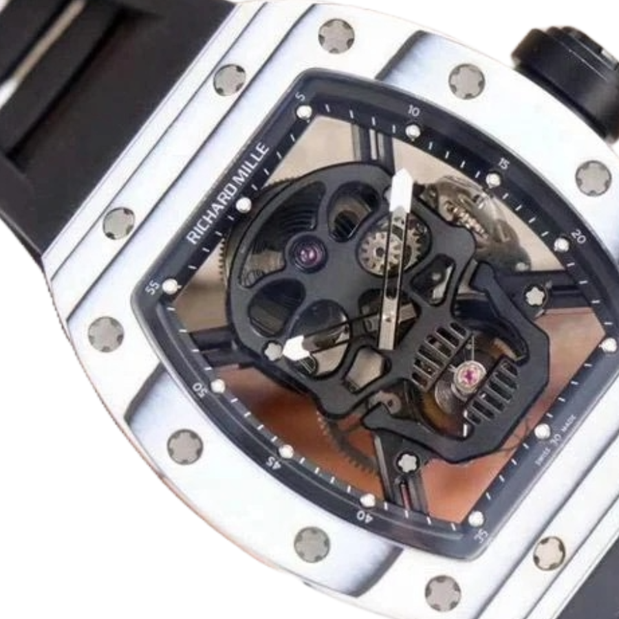 Richard Mille RM 52-01 Tourbillon “Skull” White True Replica 1:1 - Image 2