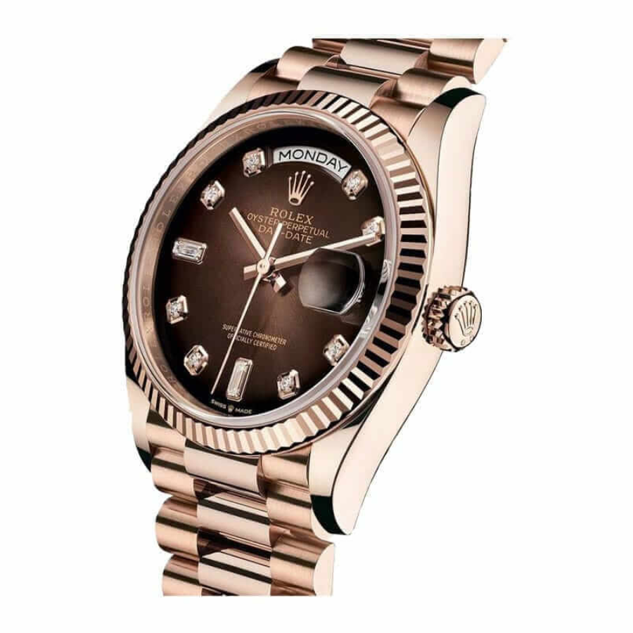 Rolex Day-Date 128235 “Brown Ombre Dial” Top Grade Clone 1:1 - Image 3