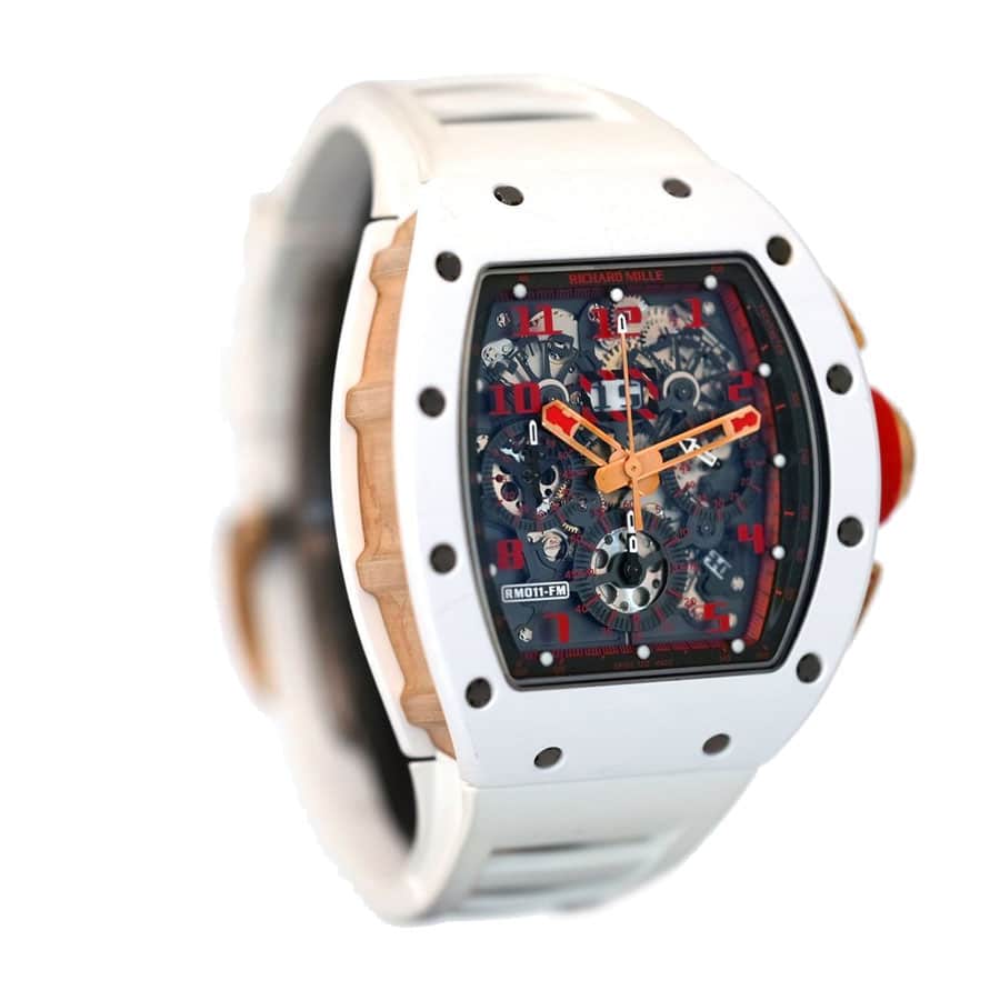 Richard Mille RM 011 White Demon Chronograph Ultimate Clone Quality - Image 3