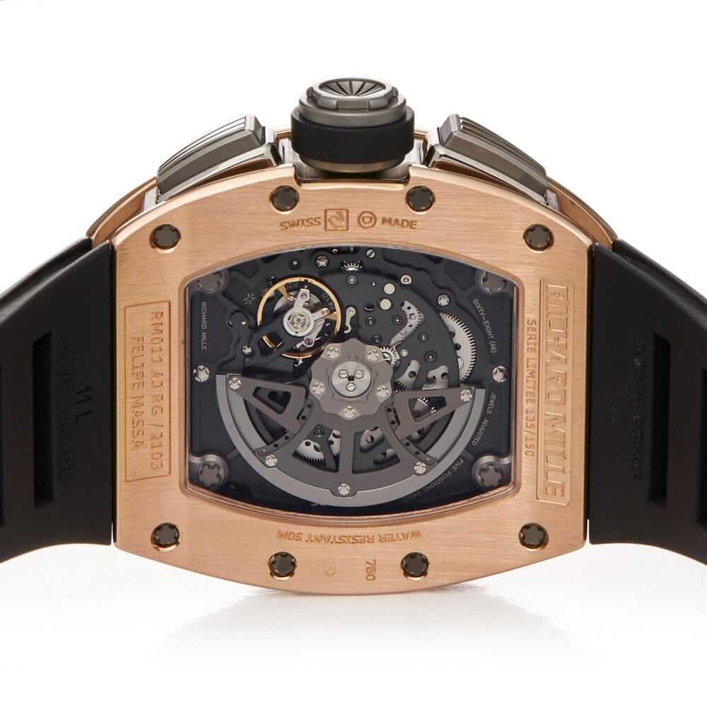 Richard Mille RM 011 Rose Gold Exceptional Replica 1:1 - Image 4