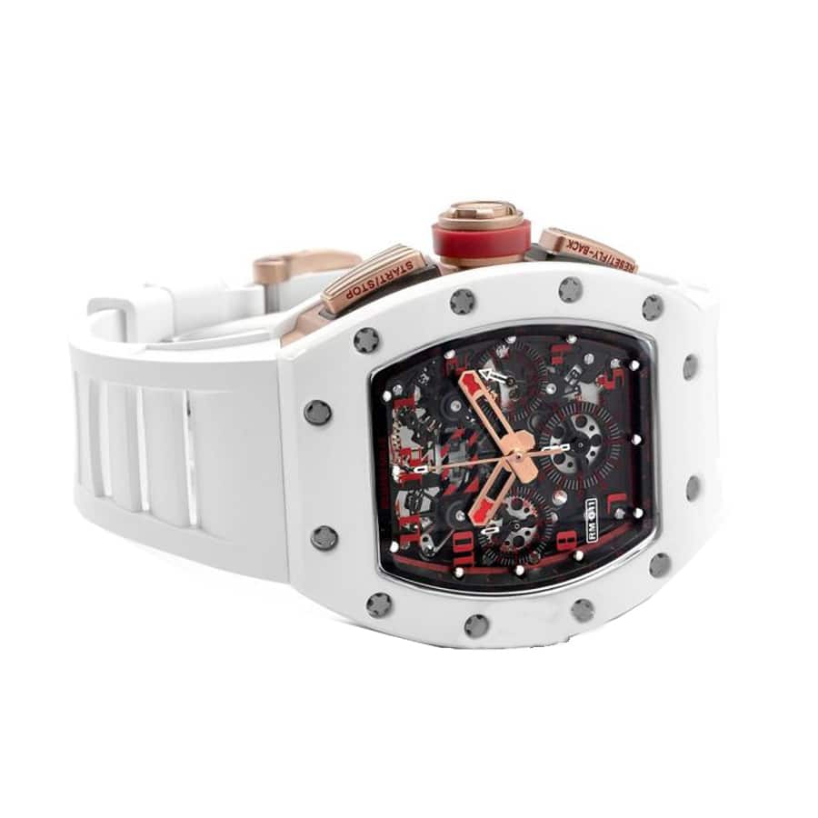 Richard Mille RM 011 White Demon Chronograph Ultimate Clone Quality - Image 4