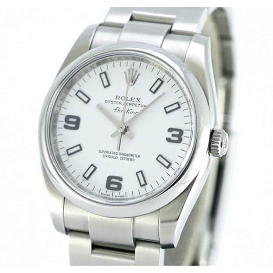Rolex Air-King 114200 “White Dial” Elite Clone Edition - Image 4