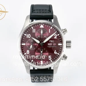 IWC Pilot’s Watch IW388107 BLSF Performance Chronograph 41mm Chinese New Year Special Edition SS Red Dial On Black Rubber Strap A7750 to 69385