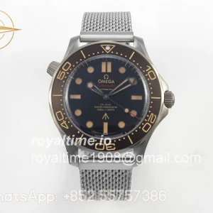 Omega Seamaster 300 "No Time to Die" Limited Edition S+F on Titanium Mesh Bracelet SA8806