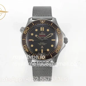 Omega Seamaster 300 "No Time to Die" Limited Edition VSF on Titanium Mesh Bracelet SA8806 V7