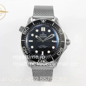 Omega Seamaster 300M Diver SS ORF Black Wave Dial on SS Mesh Bracelet OR8806