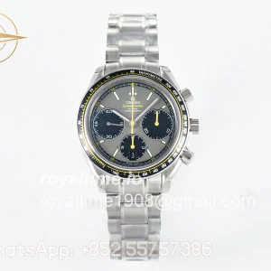 Omega Speedmaster Racing Master SS HKF Gray/Black Dial on SS Bracelet A7750
