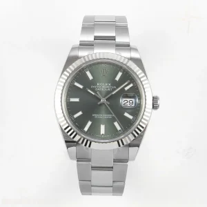 Rolex DateJust 41mm 126334 ARF Green Stick Dial on Oyster Bracelet DD3235