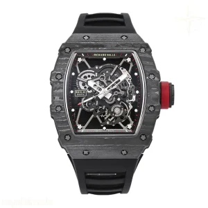 Richard Mille RM 035-01 Rafael Nadal NTPT Carbon on Black Rubber Strap