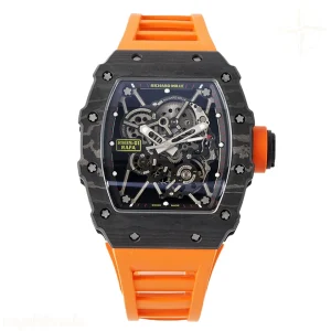 Richard Mille RM 035-01 Rafael Nadal NTPT Carbon on Orange Rubber Strap (Sonic)