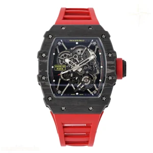 Richard Mille RM 035-01 Rafael Nadal NTPT Carbon on Red Rubber Strap (Sonic)