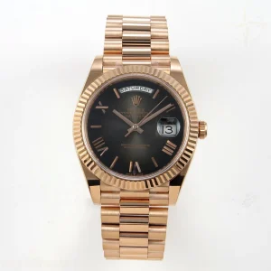 Rolex DayDate 40 228235 ARF Gray Ombre Roman Dial on President Bracelet VR3255