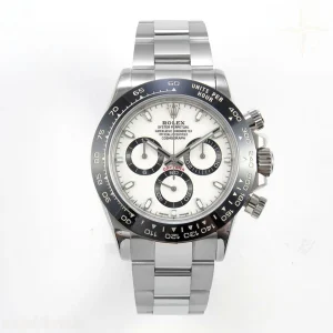 Rolex Daytona 116500 UFO White Dial on Bracelet UF4130 (Free Sprung)