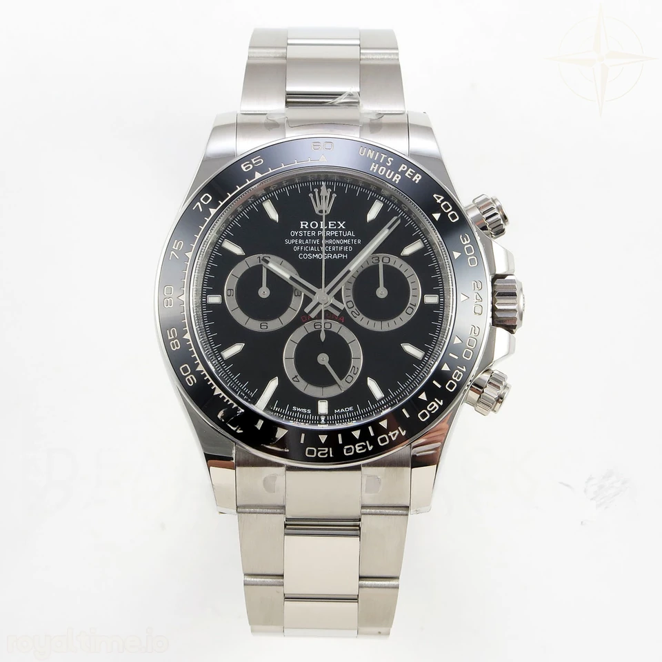 Rolex Daytona 126500 ARF 904L Black Dial on Oyster Bracelet DD4131