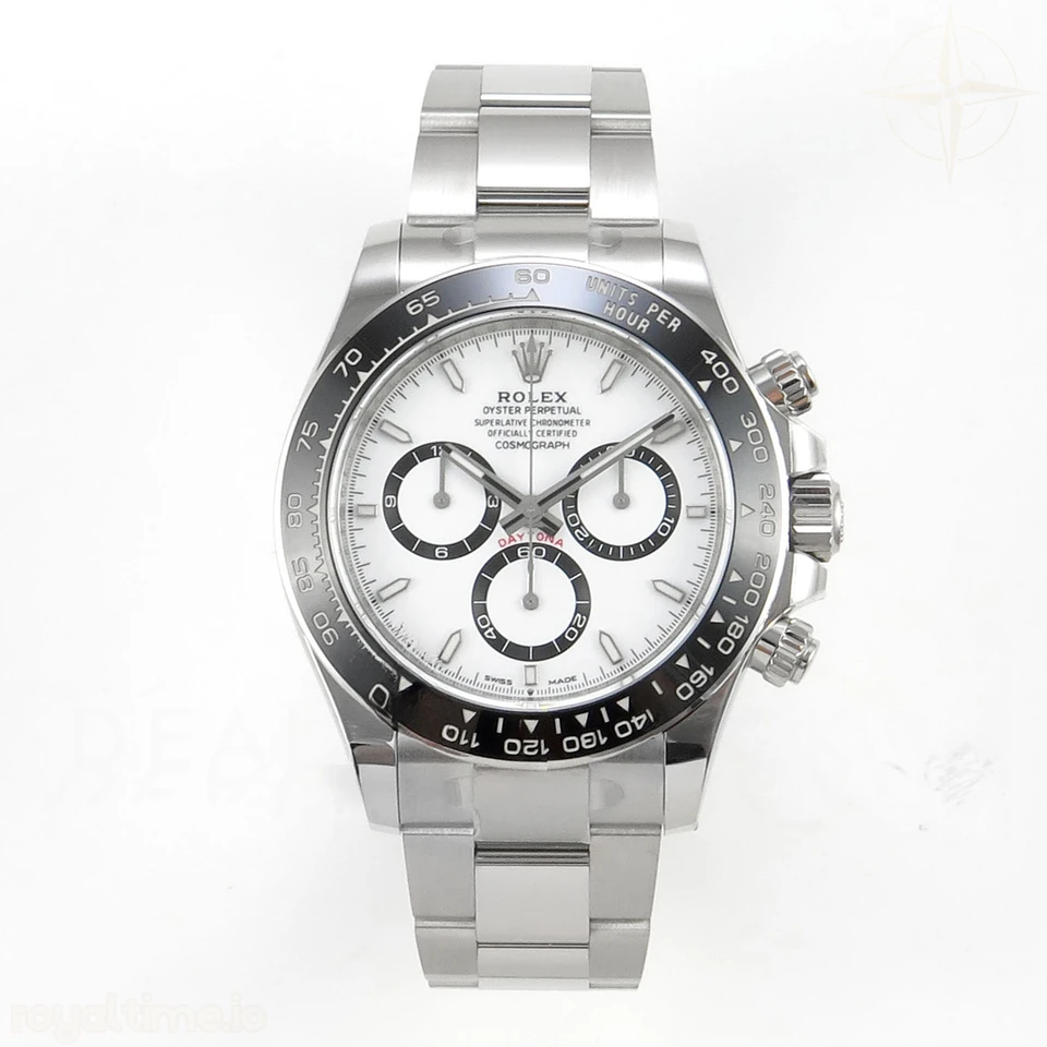 Rolex Daytona 126500 Panda ARF 904L White Dial on Oyster Bracelet DD4131