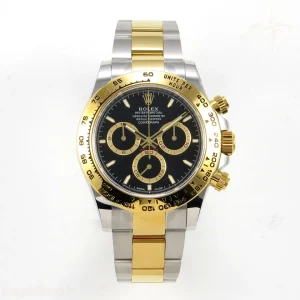 Rolex Daytona 126503 SS/YG UFO Black Dial on SS/YG Bracelet UF4131 (Free Sprung)