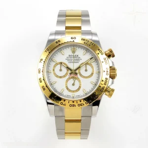Rolex Daytona 126503 SS/YG UFO White Dial on SS/YG Bracelet UF4131 (Free Sprung)