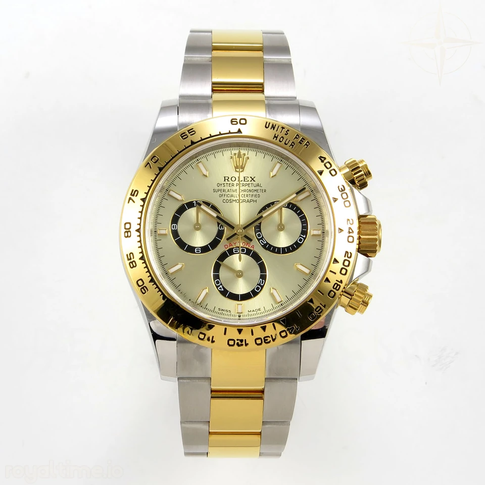 Rolex Daytona 126503 SS/YG UFO YG Dial on SS/YG Bracelet UF4131 (Free Sprung)