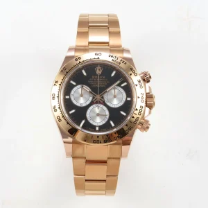 Rolex Daytona 126505 BTF Black/Silver Stick Dial on RG Braclet DD4131 (Weighted) 220g