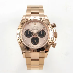 Rolex Daytona 126505 RG UFO RG/Black Dial on RG Bracelet UF4131 (Free Sprung)