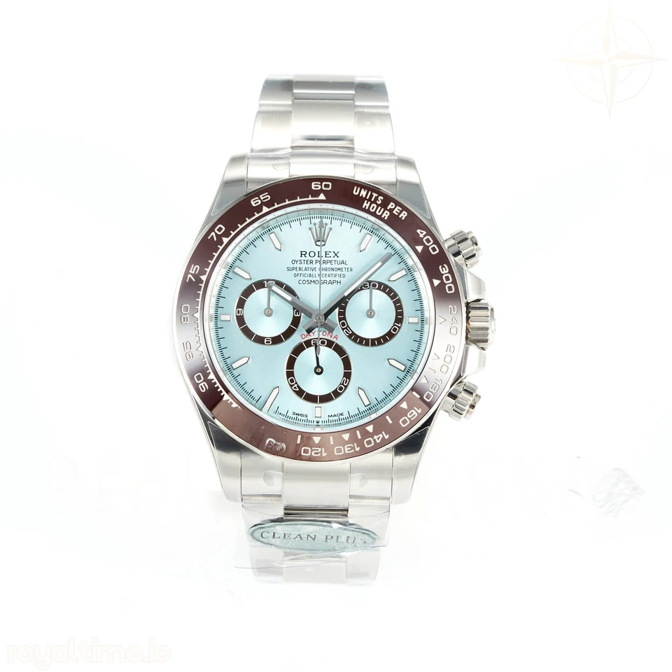 Rolex Daytona 126506 SS Clean Plus 904L Steel Ice Blue Dial on Oysterflex Strap DD4131