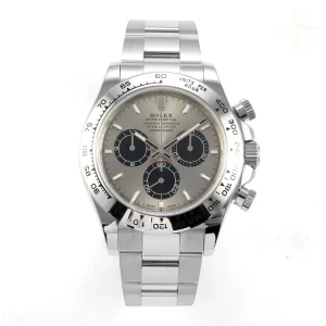 Rolex Daytona 126509 904L SS UFO Silver Dial Black Subdial On 904L SS Bracelet UF4131 (Free Sprung)