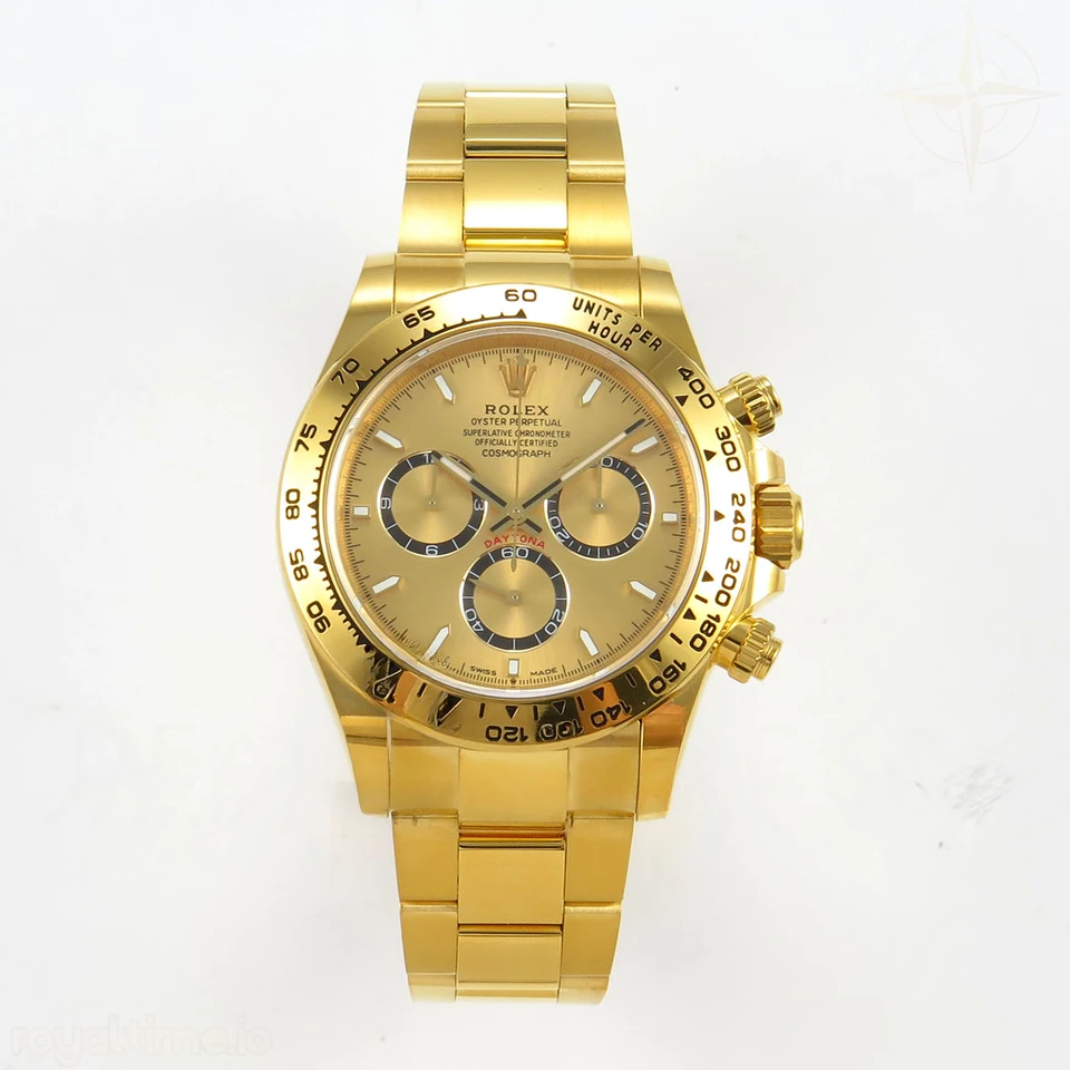 Rolex Daytona 126508 BTF YG Dial on YG Braclet DD4131 (Weighted) 220g