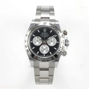 Rolex Daytona 126509 BTF Black/Silver Stick Dial on SS Braclet DD4131 (Weighted) 220g