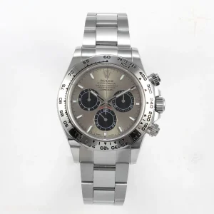 Rolex Daytona 126509 BTF Gray/Black Dial on SS Braclet DD4131 (Weighted) 220g