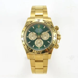 Rolex Daytona 126508 YG Clean Plus Green/YG Dial on Oysterflex Strap DD4131