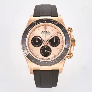 Rolex Daytona 126515 TMF RG/Black Dial on Oysterflex Strap DD4131