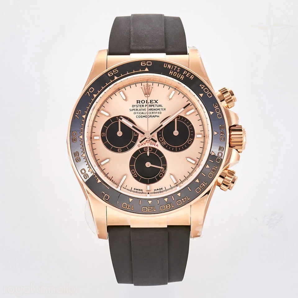 Rolex Daytona 126515 TMF RG/Black Dial on Oysterflex Strap DD4131