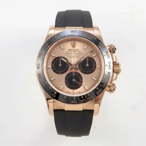 Rolex Daytona 126515 TMF RG/Black Dial on Oysterflex Strap DD4131(162g)