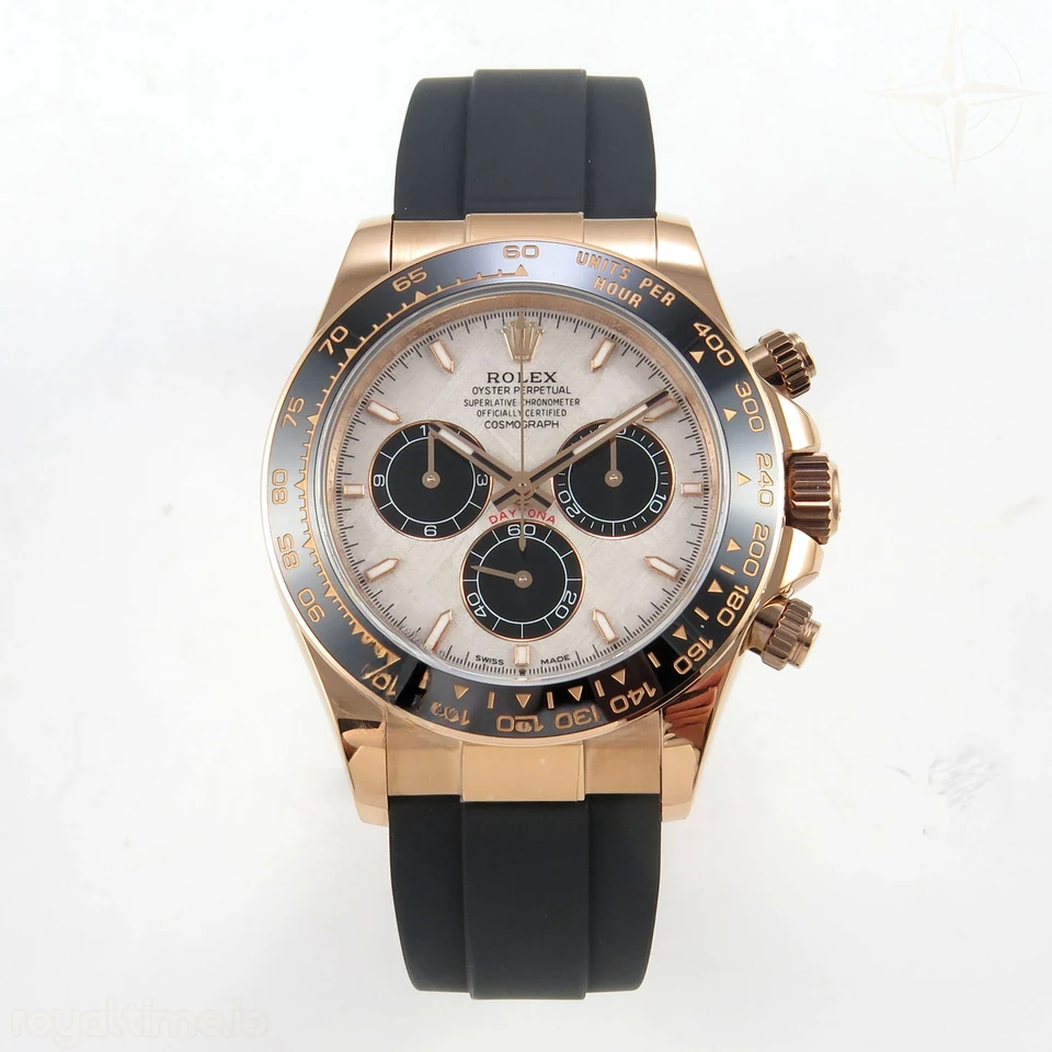 Rolex Daytona 126515 UFO Meteorite Stick Dial on Oysterflex Strap UF4131