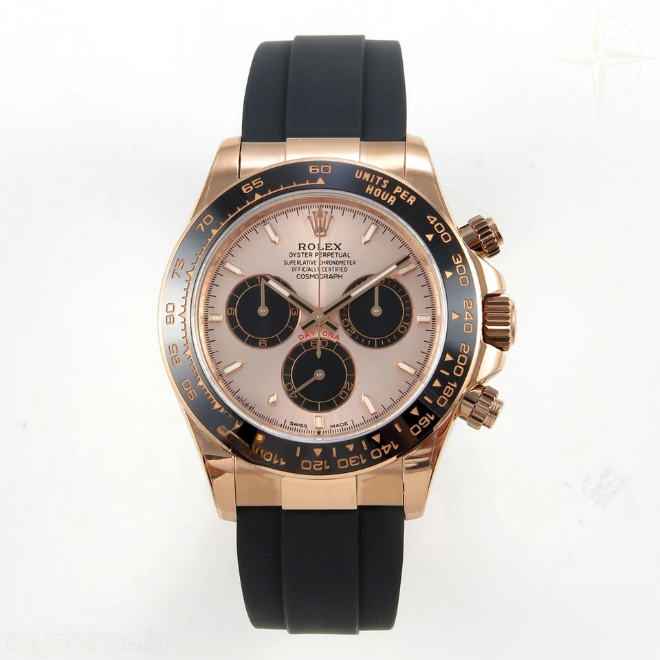 Rolex Daytona 126515 UFO RG/Black Dial on Oysterflex Strap UF4131
