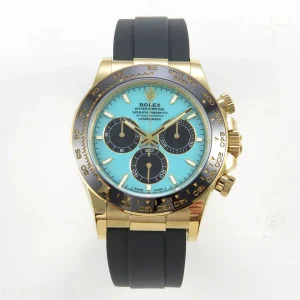 Rolex Daytona 126518 AVF Tiffany Blue Dial on Oysterflex Strap DD4131 (Mod)