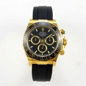 Rolex Daytona 126518 BTF Black Dial on Oysterflex Strap DD4131 (Weighted) 162g