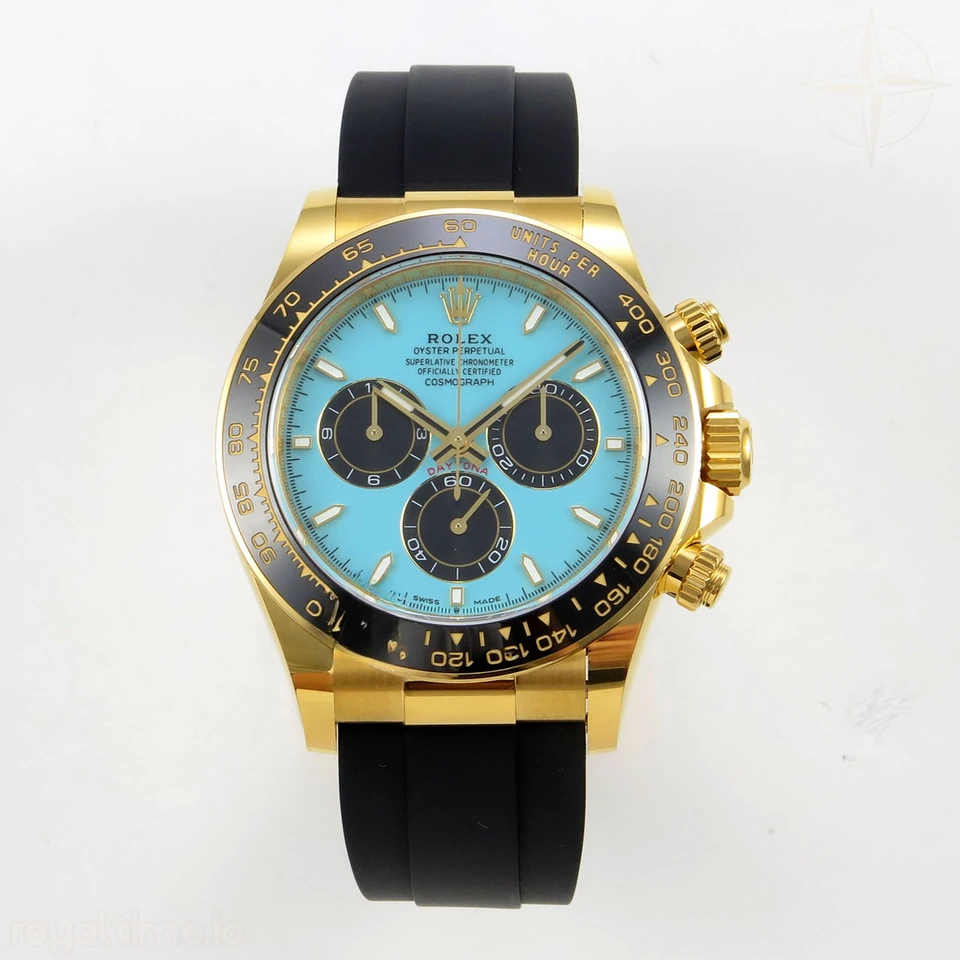 Rolex Daytona 126518 BTF Tiffany Dial on Oysterflex Strap DD4131 (Weighted) 162g