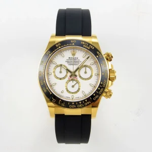 Rolex Daytona 126518 BTF White Dial on Oysterflex Strap DD4131 (Weighted) 162g