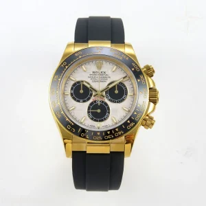 Rolex Daytona 126518 QF Meteorite Dial on Oysterflex Strap JH4131 V18 (Free Sprung) Weighted 157g