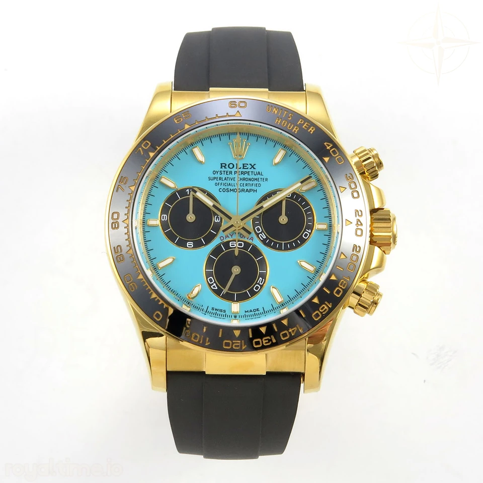 Rolex Daytona 126518 TMF Tiffany Blue Dial on Oysterflex Strap DD4131(162g)