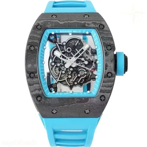 Richard Mille RM 055 Bubba Watson "Yas Marina Circuit" NTPT on Blue Rubber Strap RMUL2