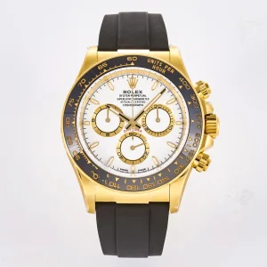 Rolex Daytona 126518 TMF White Dial on Oysterflex Strap DD4131